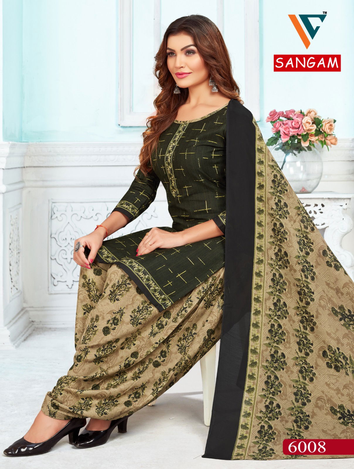 Vandana C Sangam Vol 6 Printed Cotton Dress Material
